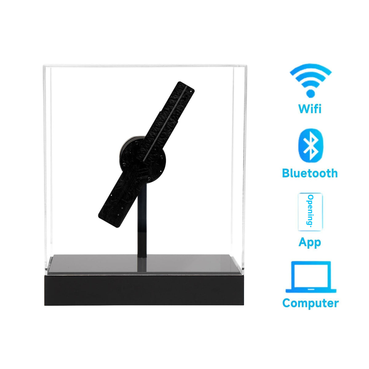 Holographic 3D Fan Screen