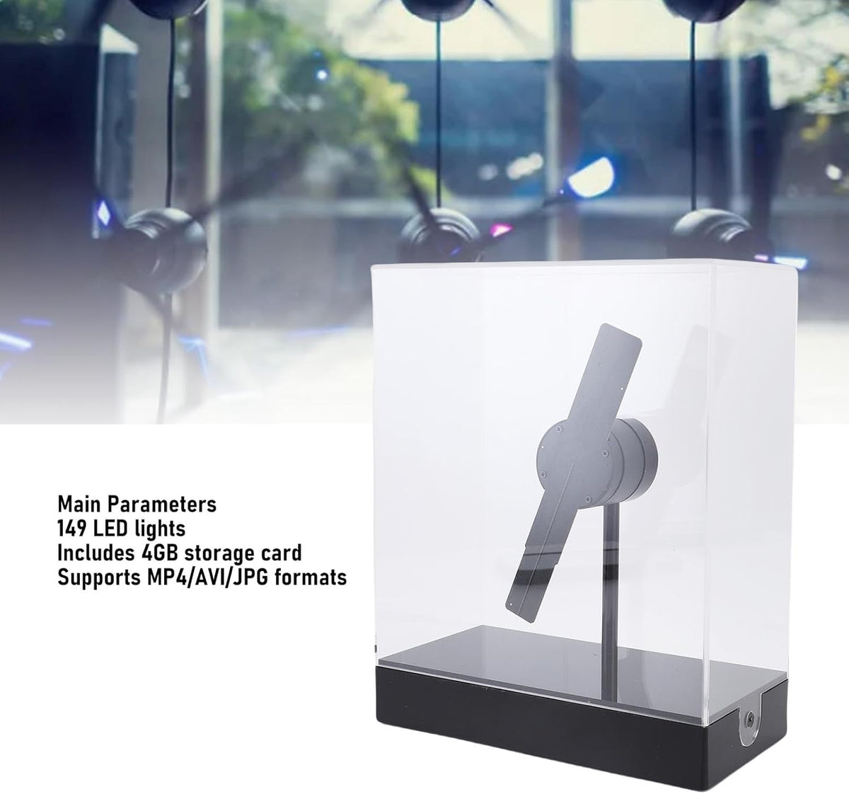 Fan Holographique 3D Éblouissant™