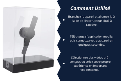 Fan Holographique 3D Éblouissant™